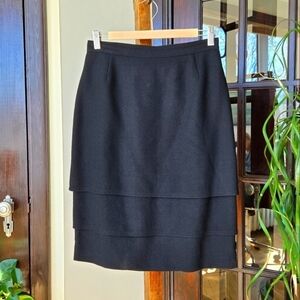 3/$25 Vintage Wool Tiered Pencil Skirt